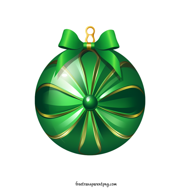 Free Christmas Ball Christmas Ball Green Christmas Ornament For Christmas Ball Clipart Transparent Background