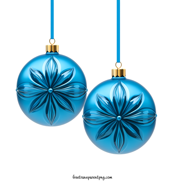 Free Christmas Ball Christmas Ball Blue Holiday Decoration For Christmas Ball Clipart Transparent Background