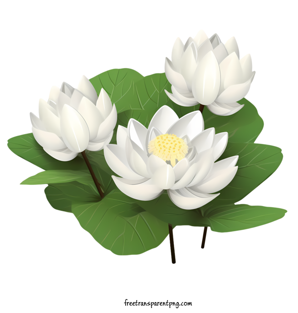 Free Lotus Flower Lotus Flower Lotus Flower White Flowers For Lotus Flower Clipart Transparent Background