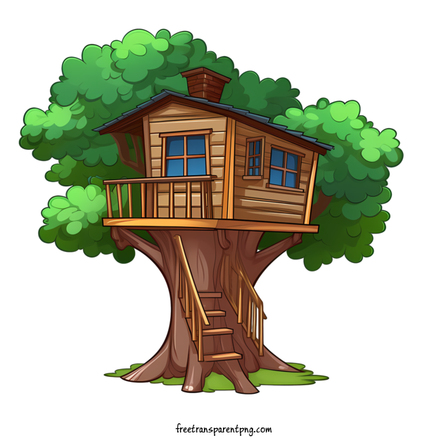 Free Tree House Tree House Tree House Tree House Illustration For Tree House Clipart Transparent Background