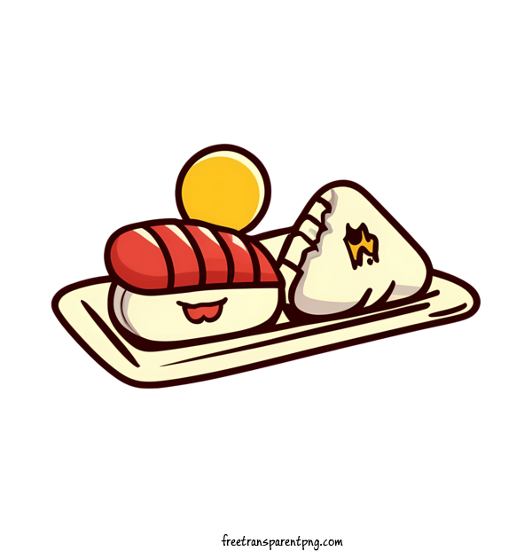 Free Japanese Onigiri Japanese Onigiri Sushi Tuna For Japanese Onigiri Clipart Transparent Background