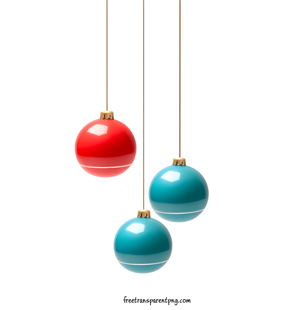 Free Christmas Ball Christmas Ball Christmas Ornament Red And Blue For Christmas Ball Clipart Transparent Background