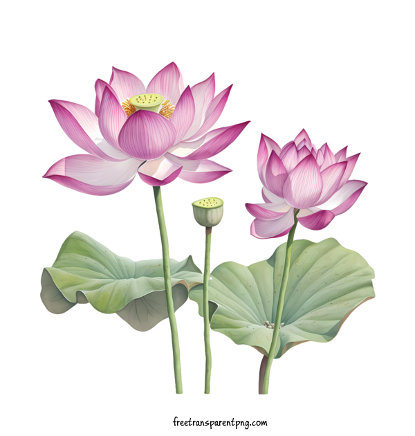 Free Lotus Flower Lotus Flower Pink Lotus Flowers Floating Lotus Flowers For Lotus Flower Clipart Transparent Background