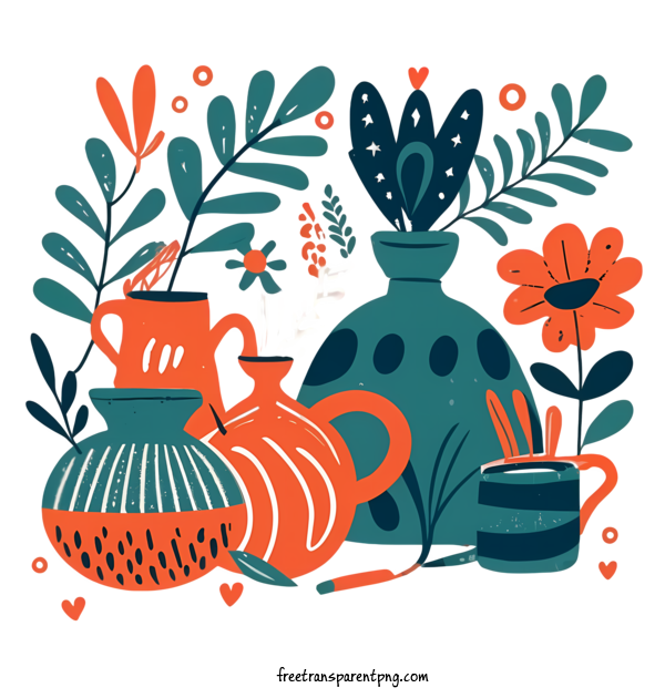 Free Scandinavian Pottery Scandinavian Pottery Vase Flowers For Scandinavian Pottery Clipart Transparent Background