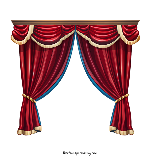 Free Red Curtain Red Curtain Red Velvet For Red Curtain Clipart Transparent Background