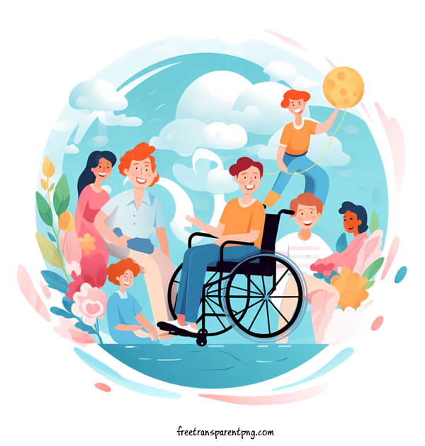 Free Persons With Disabilities Persons With Disabilities Wheelchair Disability For Persons With Disabilities Clipart Transparent Background