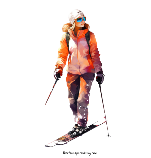 Free Ski Day Ski Day For Ski Day Clipart Transparent Background