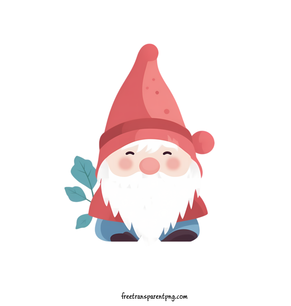Free Christmas Gnome Christmas Gnome Gnome Gardener For Christmas Gnome Clipart Transparent Background