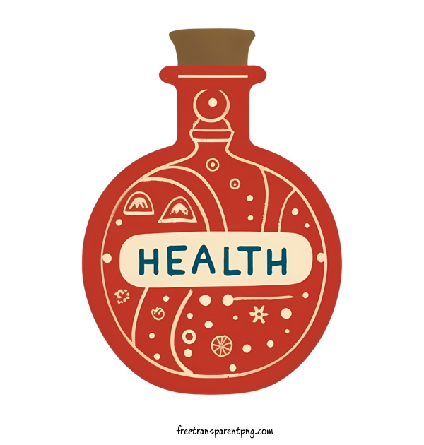 Free Health Bottle Health Bottle Health Medicine For Health Bottle Clipart Transparent Background