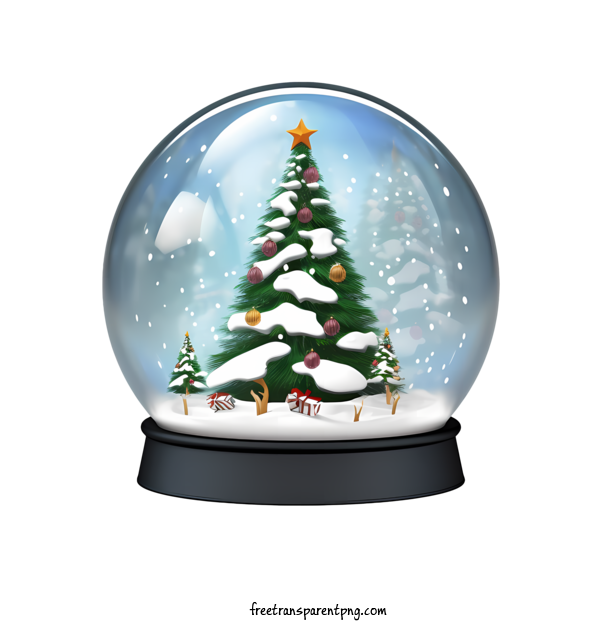Free Christmas Snow Ball Christmas Snow Ball Christmas Tree Snow For Christmas Snow Ball Clipart Transparent Background