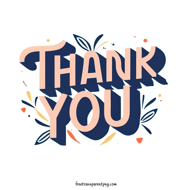 Free Thank You Thank You Thanks Lettering For Thank You Clipart Transparent Background