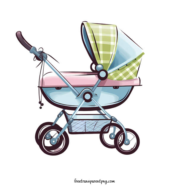 Free Baby Baby Stroller Baby Carriage For Baby Clipart Transparent Background