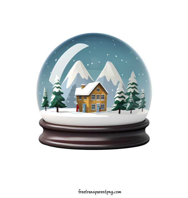 Free Christmas Snow Ball Christmas Snow Ball Snow Globe Christmas For Christmas Snow Ball Clipart Transparent Background