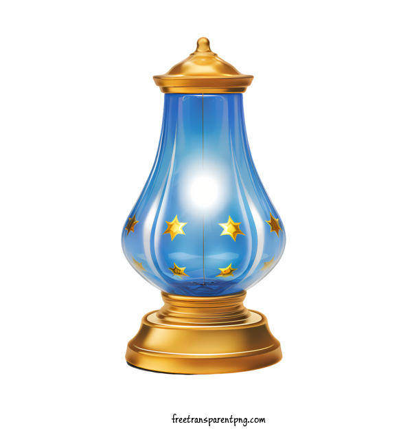 Free Islamic Lantern Islamic Lantern Lamp Blue For Islamic Lantern Clipart Transparent Background