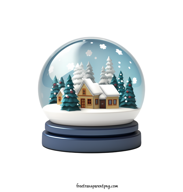 Free Christmas Snow Ball Christmas Snow Ball Christmas Ornament Snow Globe For Christmas Snow Ball Clipart Transparent Background