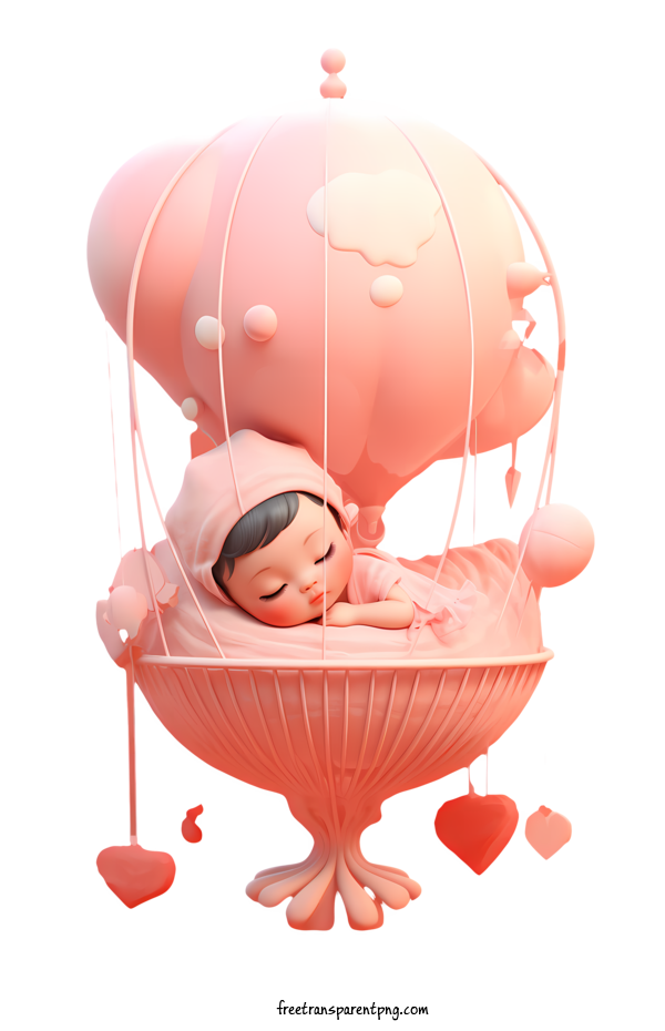 Free Baby Baby Pink Infant For Baby Clipart Transparent Background
