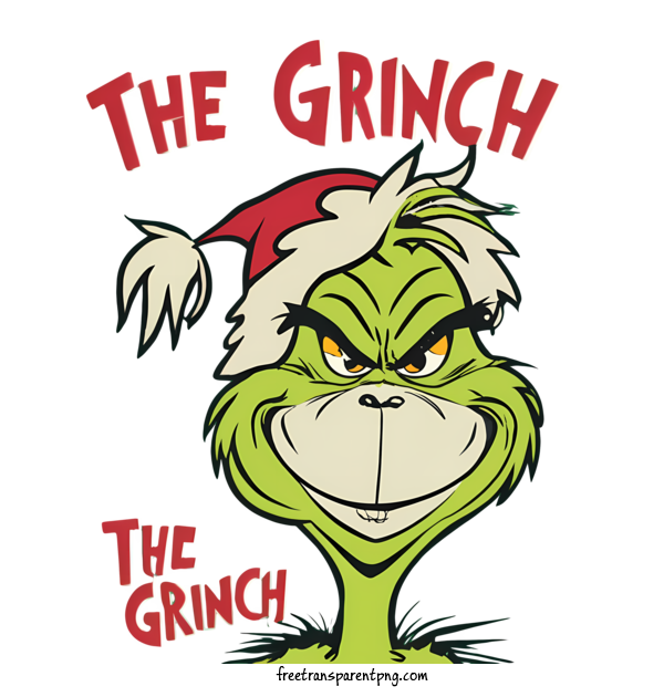 Free Grinch Christmas Grinch Grin Santa Claus For Christmas Grinch Clipart Transparent Background