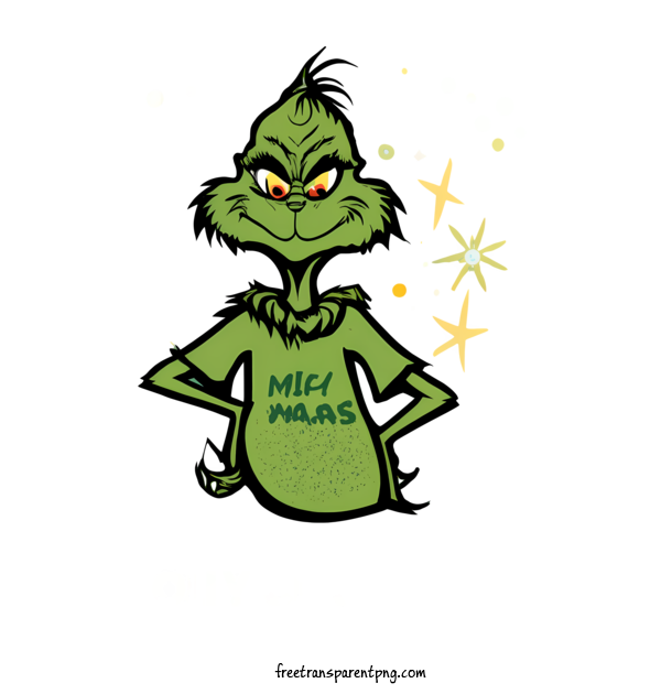 Free Grinch Christmas Grinch Grin Green For Christmas Grinch Clipart Transparent Background