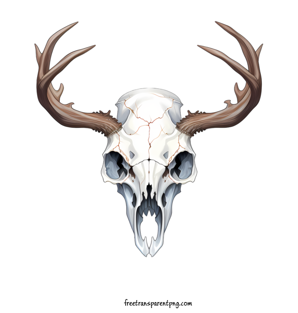 Free Deer Skull Deer Skull Deer Skull Antlers For Deer Skull Clipart Transparent Background