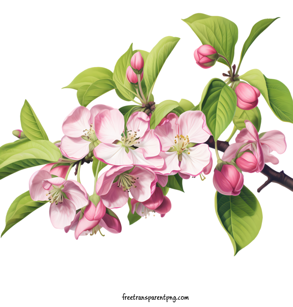 Free Apple Blossom Apple Blossom Apple Blossom Spring For Apple Blossom Clipart Transparent Background