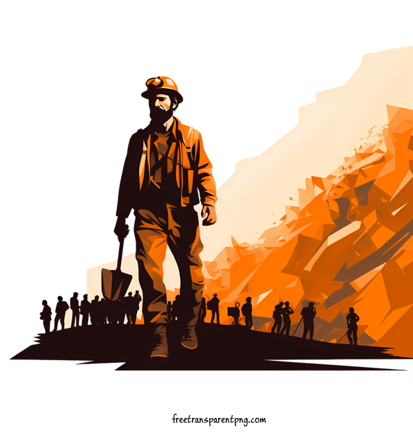 Free National Miner's Day National Miner's Day Mining Digging For National Miner's Day Clipart Transparent Background