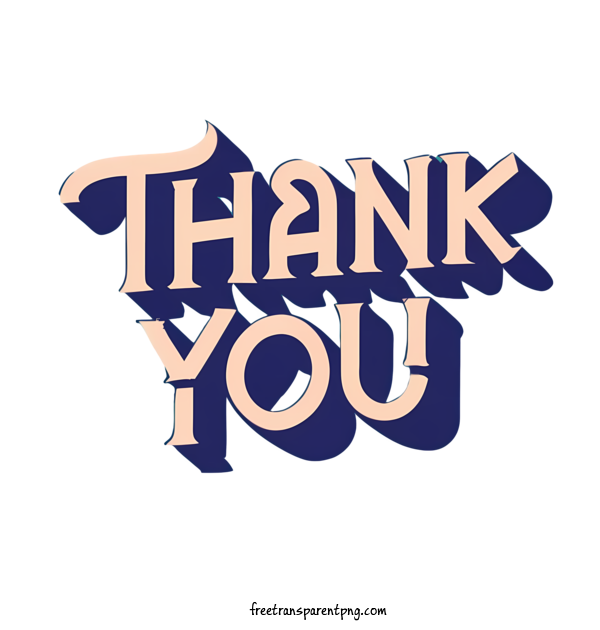 Free Thank You Thank You Thank Typography For Thank You Clipart Transparent Background