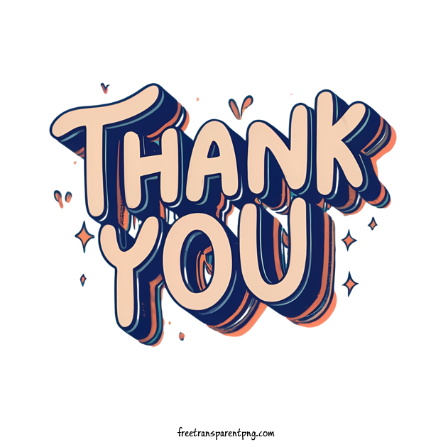 Free Thank You Thank You Thank You Thankful For Thank You Clipart Transparent Background