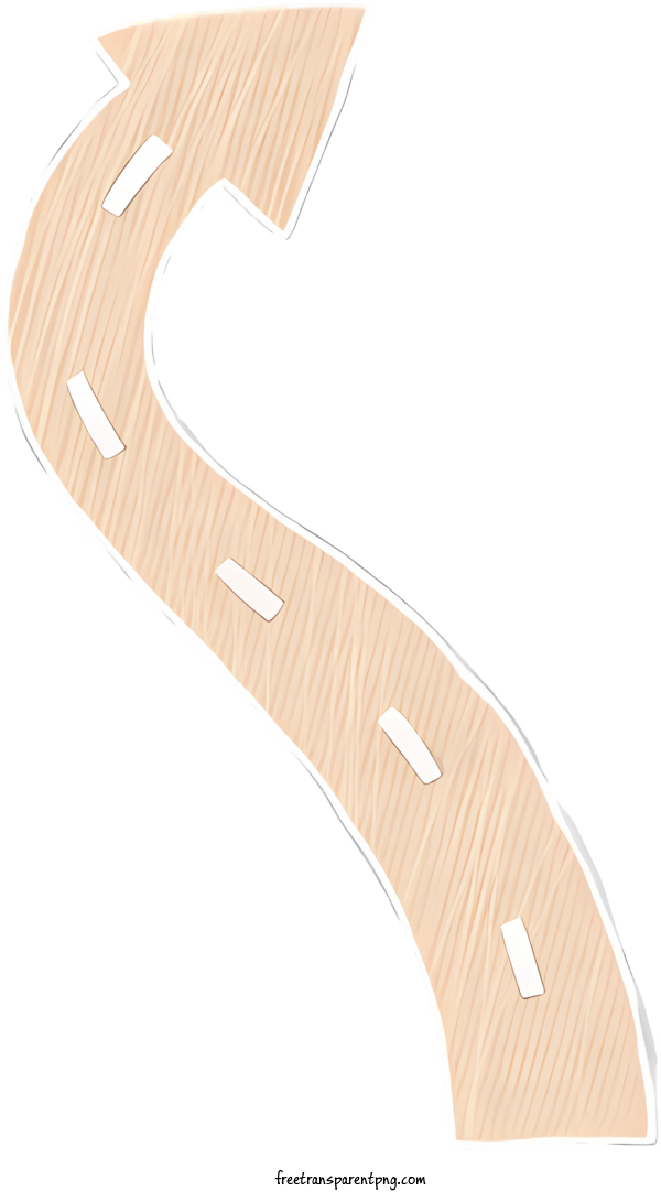 Free Arrow Arrow Straight Road Curved Road For Arrow Clipart Transparent Background