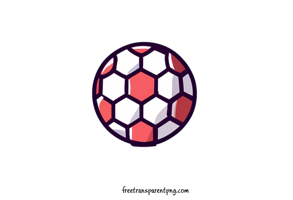Free Football Cartoon Football Egg Honeycomb For Cartoon Football Clipart Transparent Background