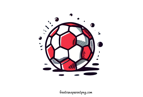 Free Football Cartoon Football Soccer Ball For Cartoon Football Clipart Transparent Background