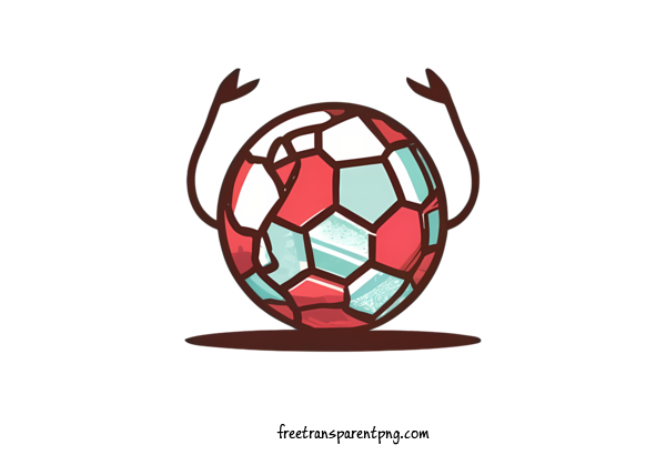 Free Football Cartoon Football Egg Shattered For Cartoon Football Clipart Transparent Background