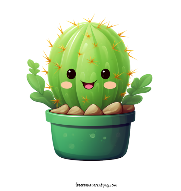 Free Cactus Cactus Cute Adorable For Cactus Clipart Transparent Background