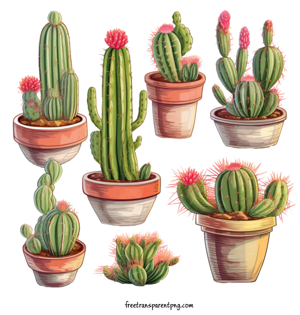Free Cactus Cactus Cactus Cacti For Cactus Clipart Transparent Background