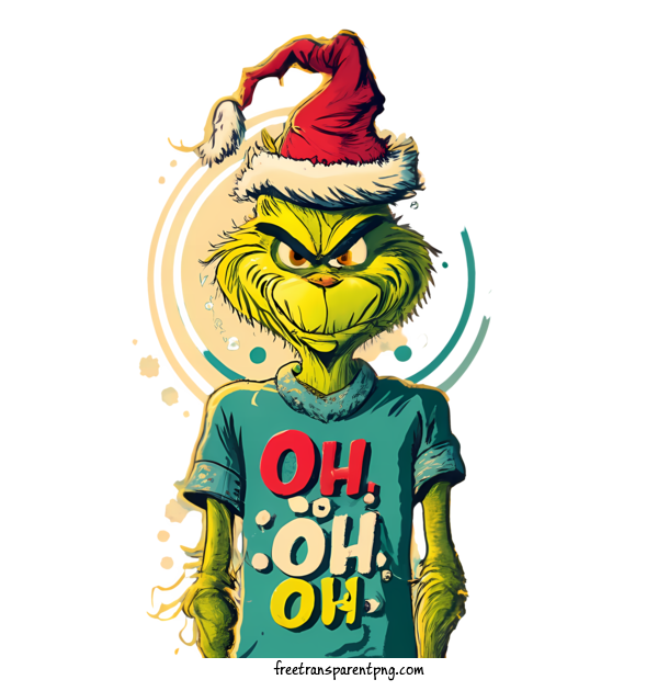 Free Christmas Grinch Christmas Grinch Grin Santa For Christmas Grinch Clipart Transparent Background