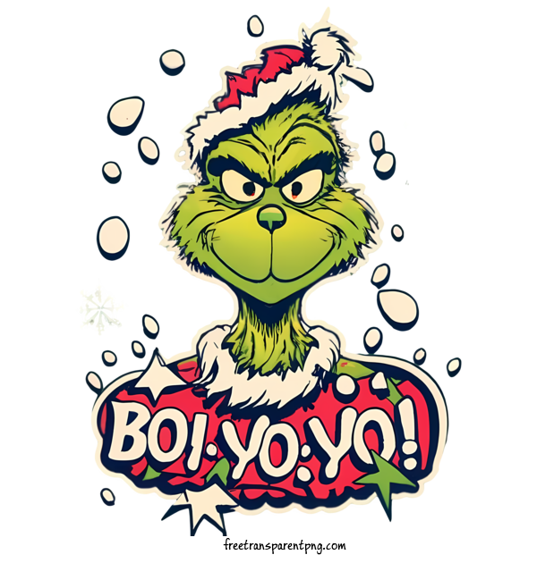 Free Christmas Grinch Christmas Grinch Grin Clown For Christmas Grinch Clipart Transparent Background