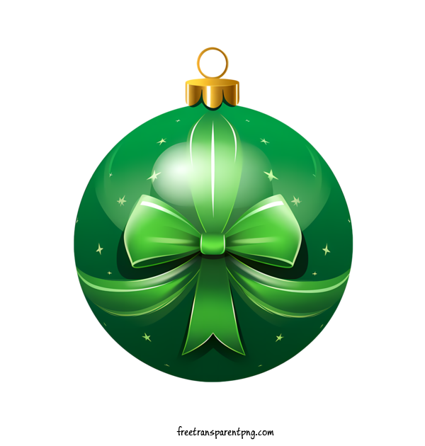 Free Christmas Christmas Ball Green Ornament For Christmas Ball Clipart Transparent Background