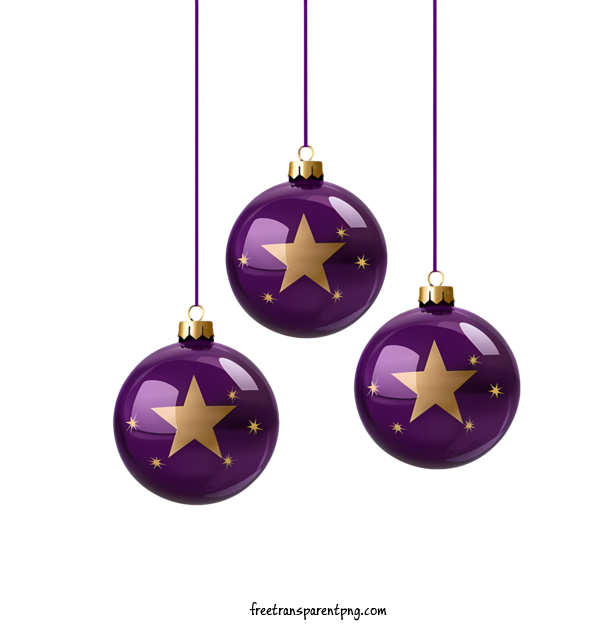 Free Christmas Christmas Ball Purple Glass For Christmas Ball Clipart Transparent Background