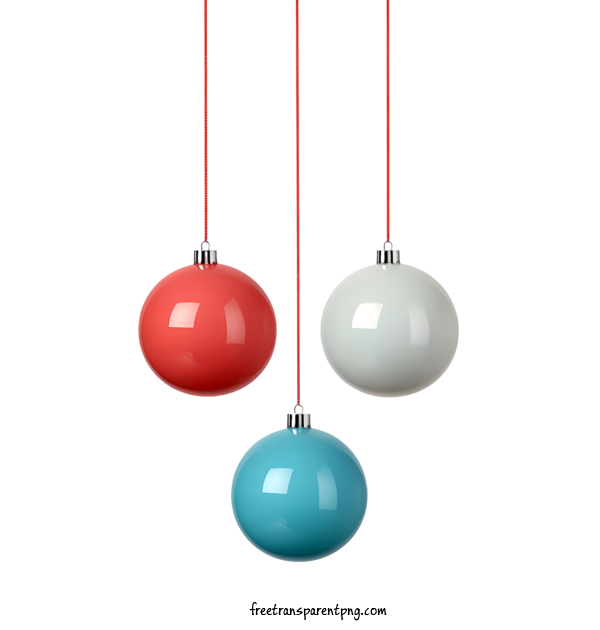 Free Christmas Christmas Ball Christmas Ornaments Hanging For Christmas Ball Clipart Transparent Background