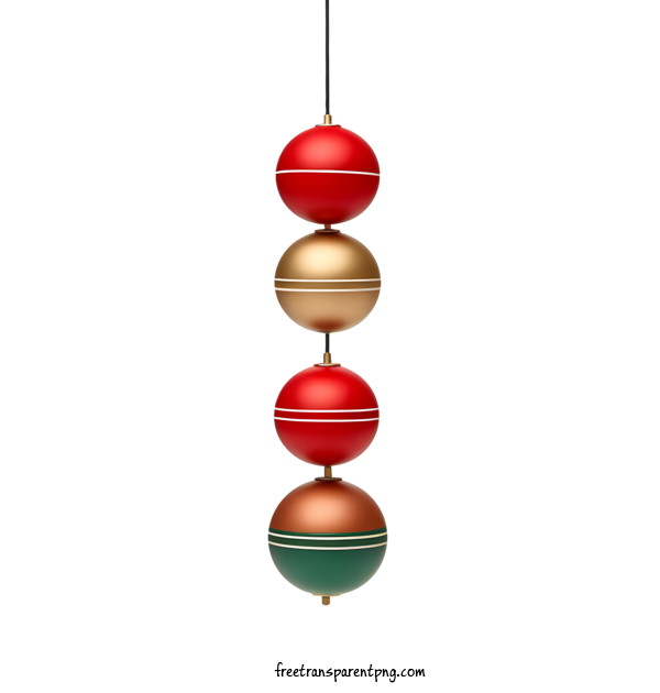 Free Christmas Christmas Ball Ornament Hanging For Christmas Ball Clipart Transparent Background