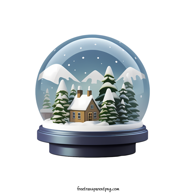 Free Christmas Snowball Christmas Snowball Snow Globe Winter Wonderland For Christmas Snowball Clipart Transparent Background