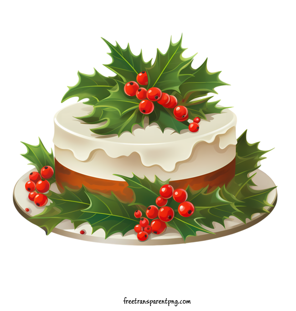 Free Christmas Cake Christmas Cake Holiday Christmas Cake For Christmas Cake Clipart Transparent Background