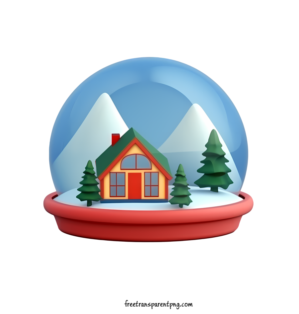 Free Christmas Snowball Christmas Snowball Snow Globe House For Christmas Snowball Clipart Transparent Background