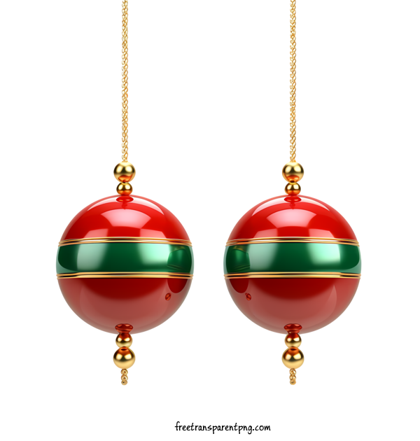 Free Christmas Ball Christmas Ball Christmas Ornaments Red And Green For Christmas Ball Clipart Transparent Background