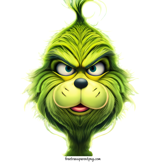 Free Christmas Grinch Christmas Grinch Green Santa's Beard For Christmas Grinch Clipart Transparent Background