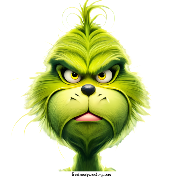 Free Christmas Grinch Christmas Grinch Gritty Furry For Christmas Grinch Clipart Transparent Background