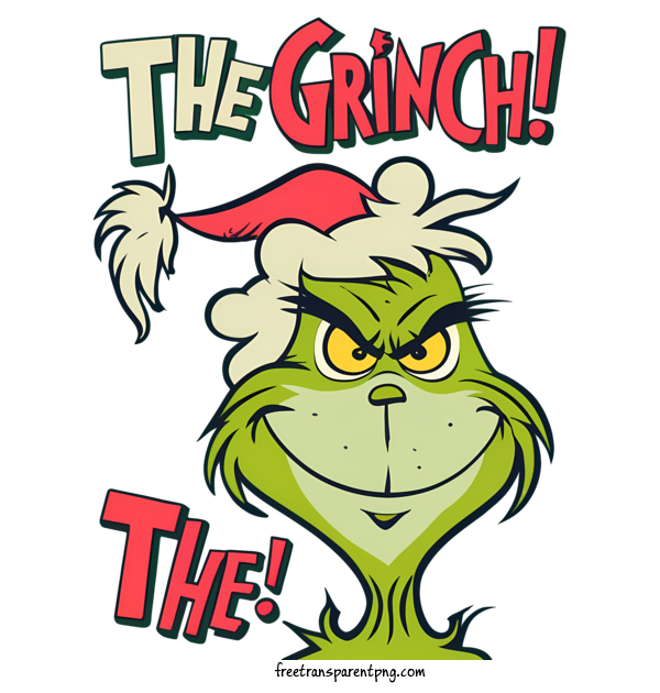 Free Christmas Grinch Christmas Grinch Grin Santa For Christmas Grinch Clipart Transparent Background
