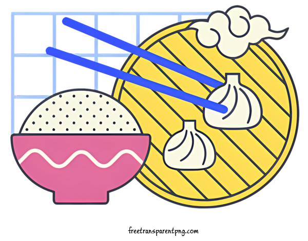 Free Food Cartoon Food Dumplings Noodles For Cartoon Food Clipart Transparent Background