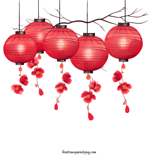 Free Chinese Lantern Chinese Lantern Chinese Lanterns Flowers For Chinese Lantern Clipart Transparent Background