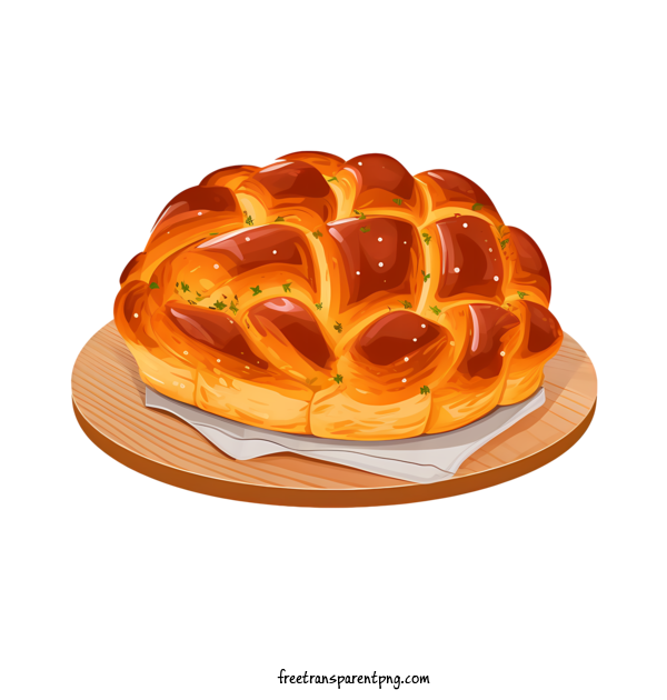 Free Challah Bread Challah Bread Bread Cake For Challah Bread Clipart Transparent Background