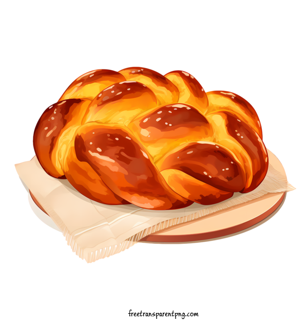 Free Challah Bread Challah Bread Bread Braid For Challah Bread Clipart Transparent Background